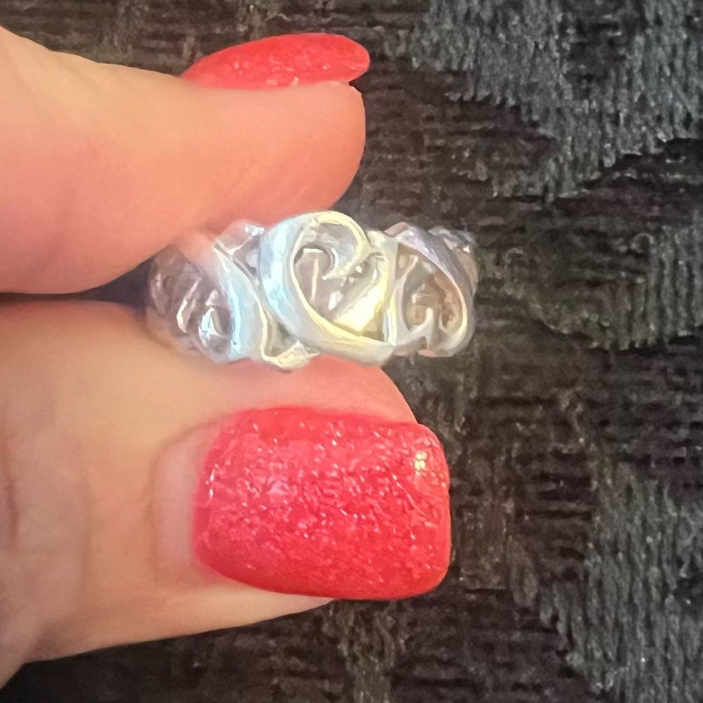 Paloma Picasso Tiffany & Co. Love Symbol Ring in Sterling Silver- Size 5